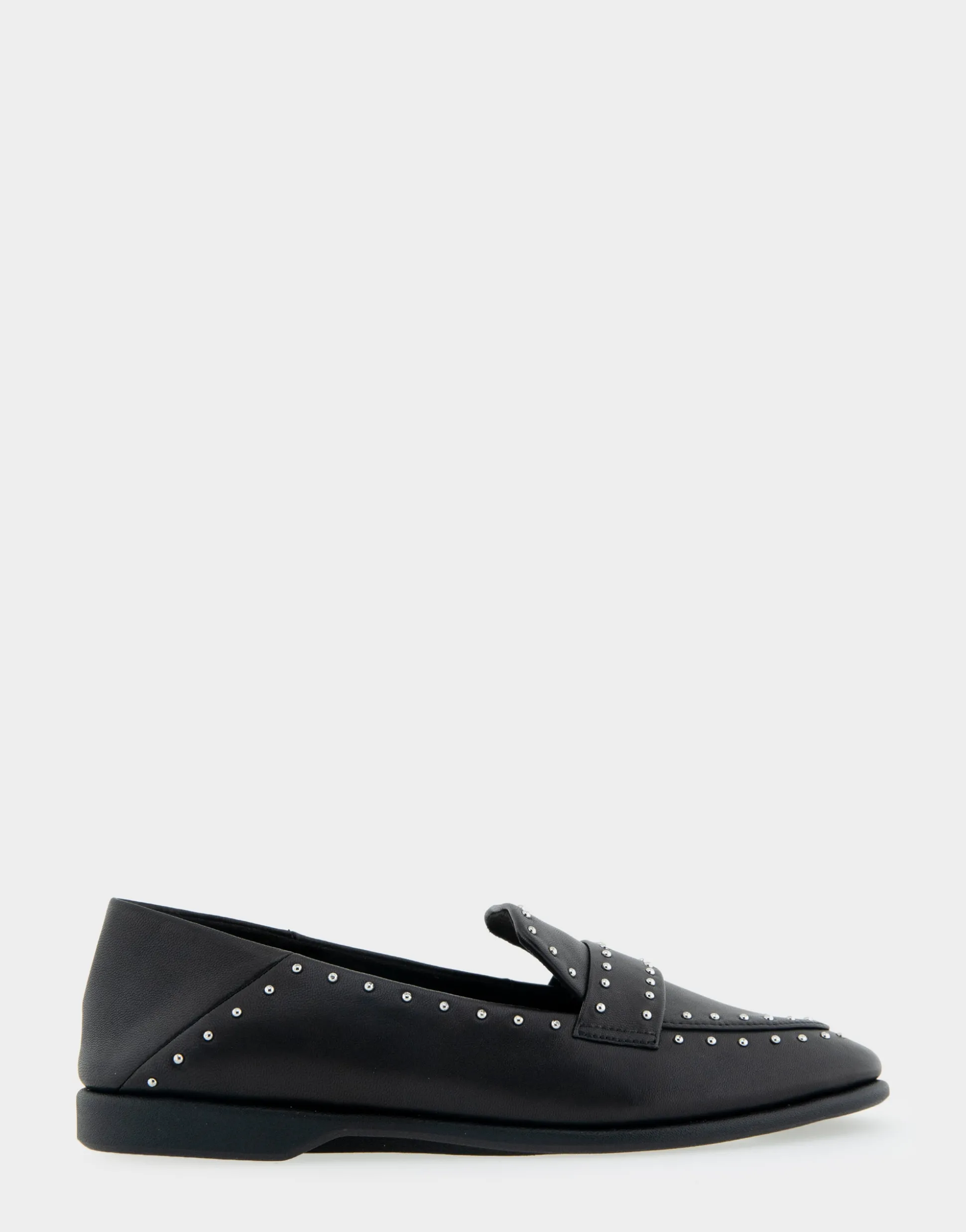 Comfortable Women's Convertible Loafer in Black Genuine Leather