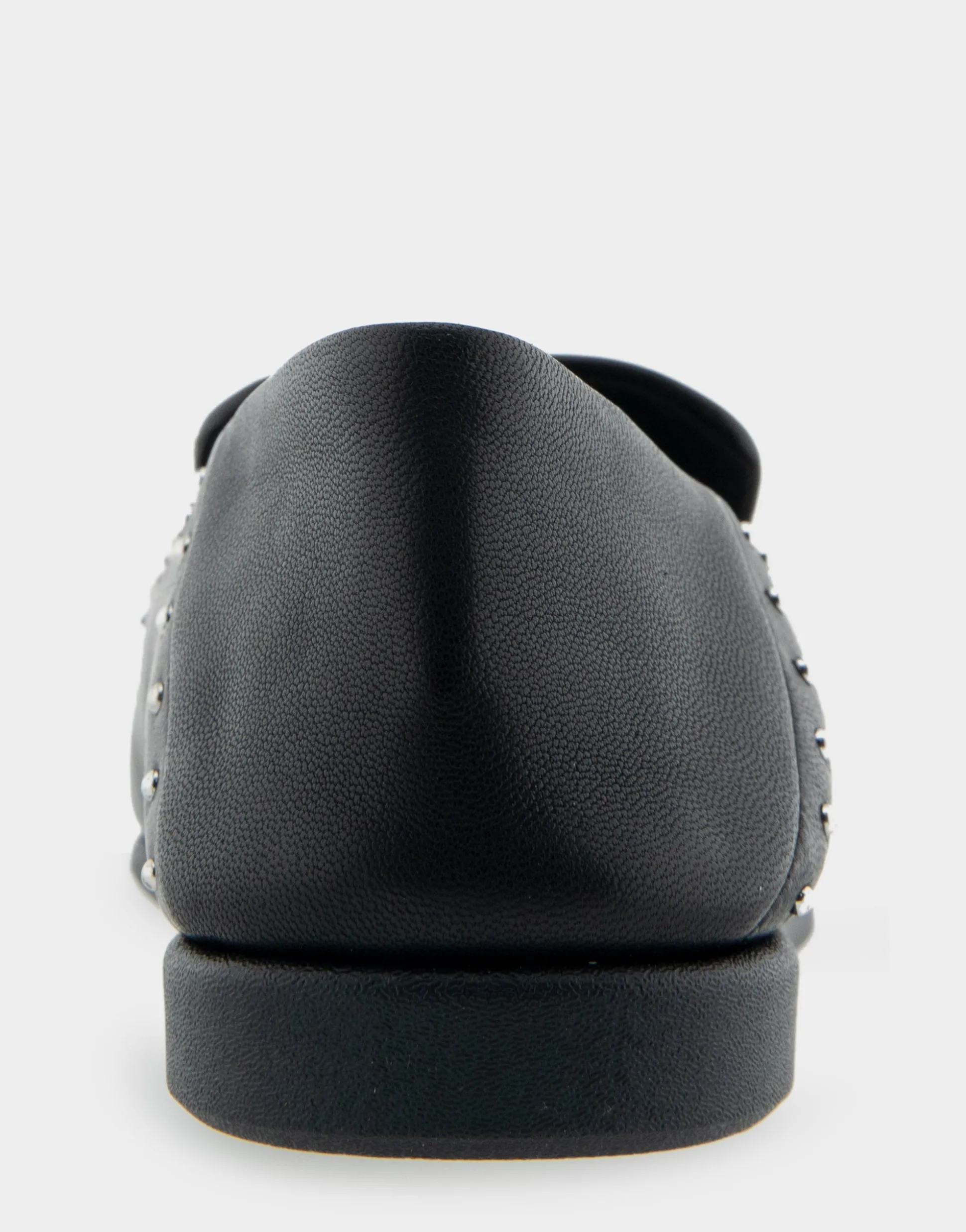 Comfortable Women's Convertible Loafer in Black Genuine Leather