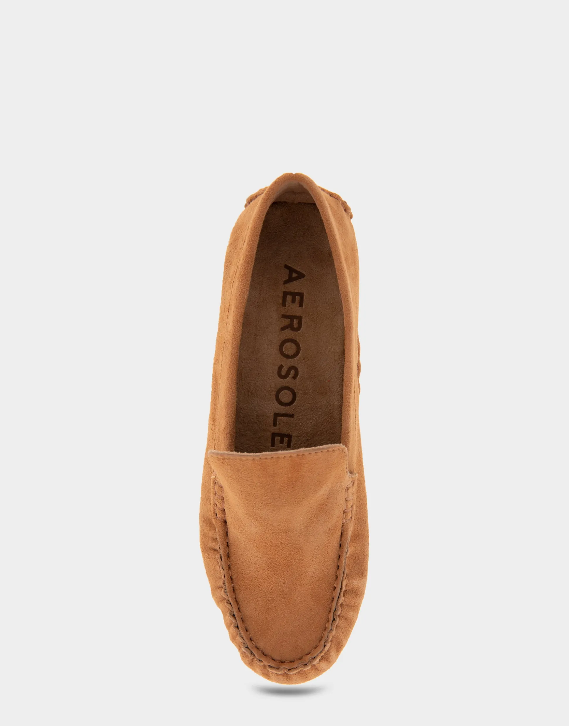 Comfortable Women's Driver in Tan Suede