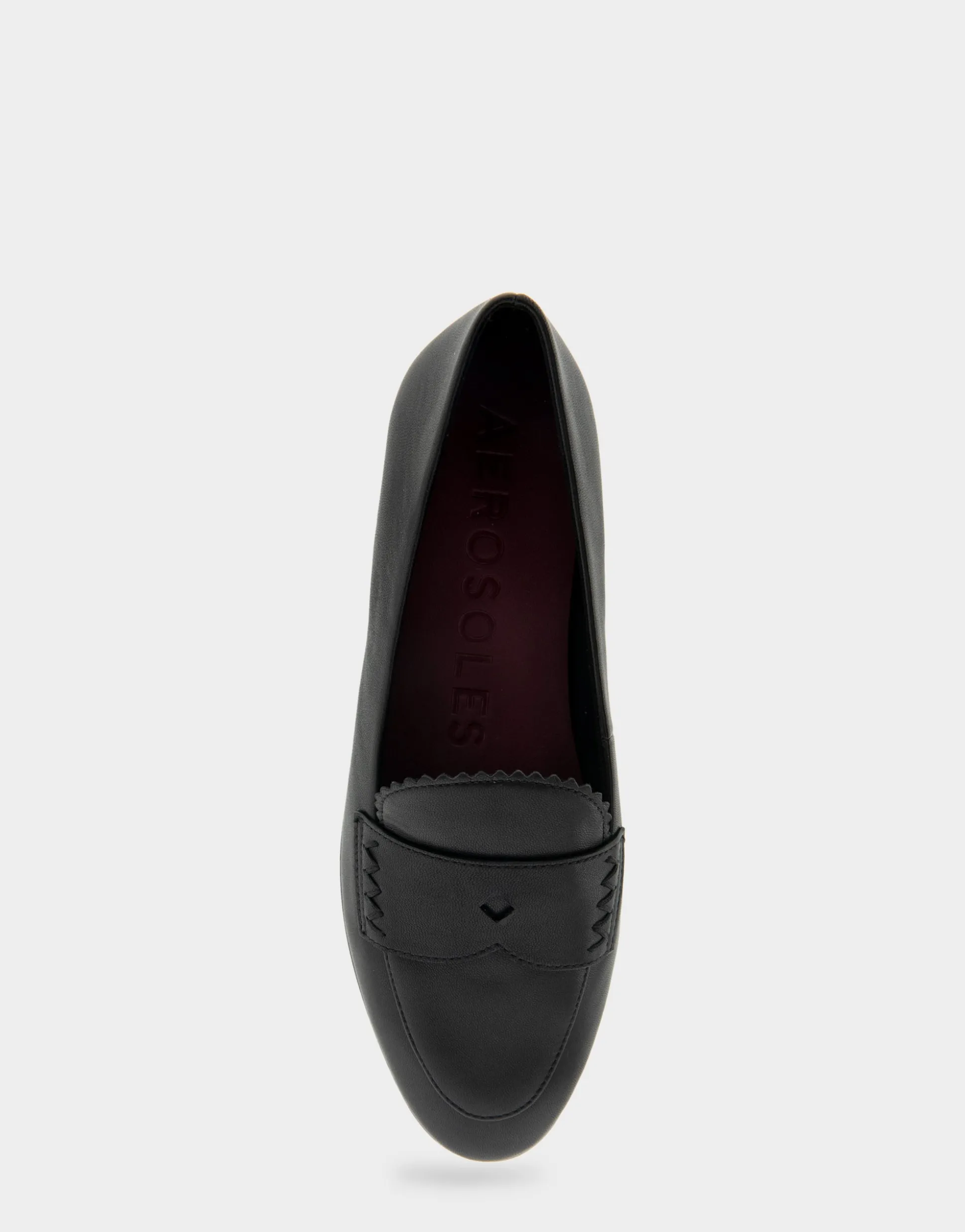 Comfortable Women's Loafer in Black Genuine Leather
