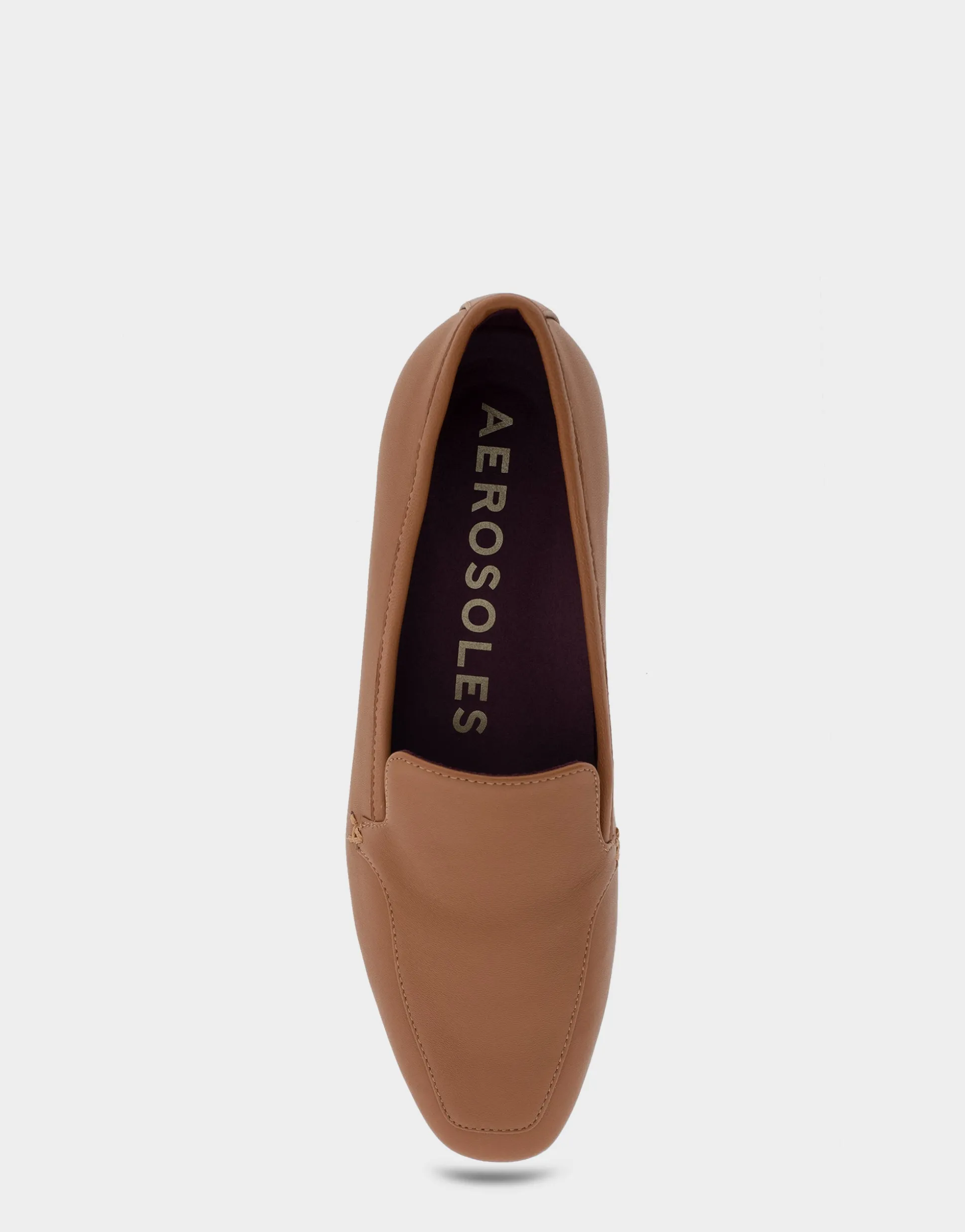 Comfortable Women's Loafer in Tan Genuine Leather