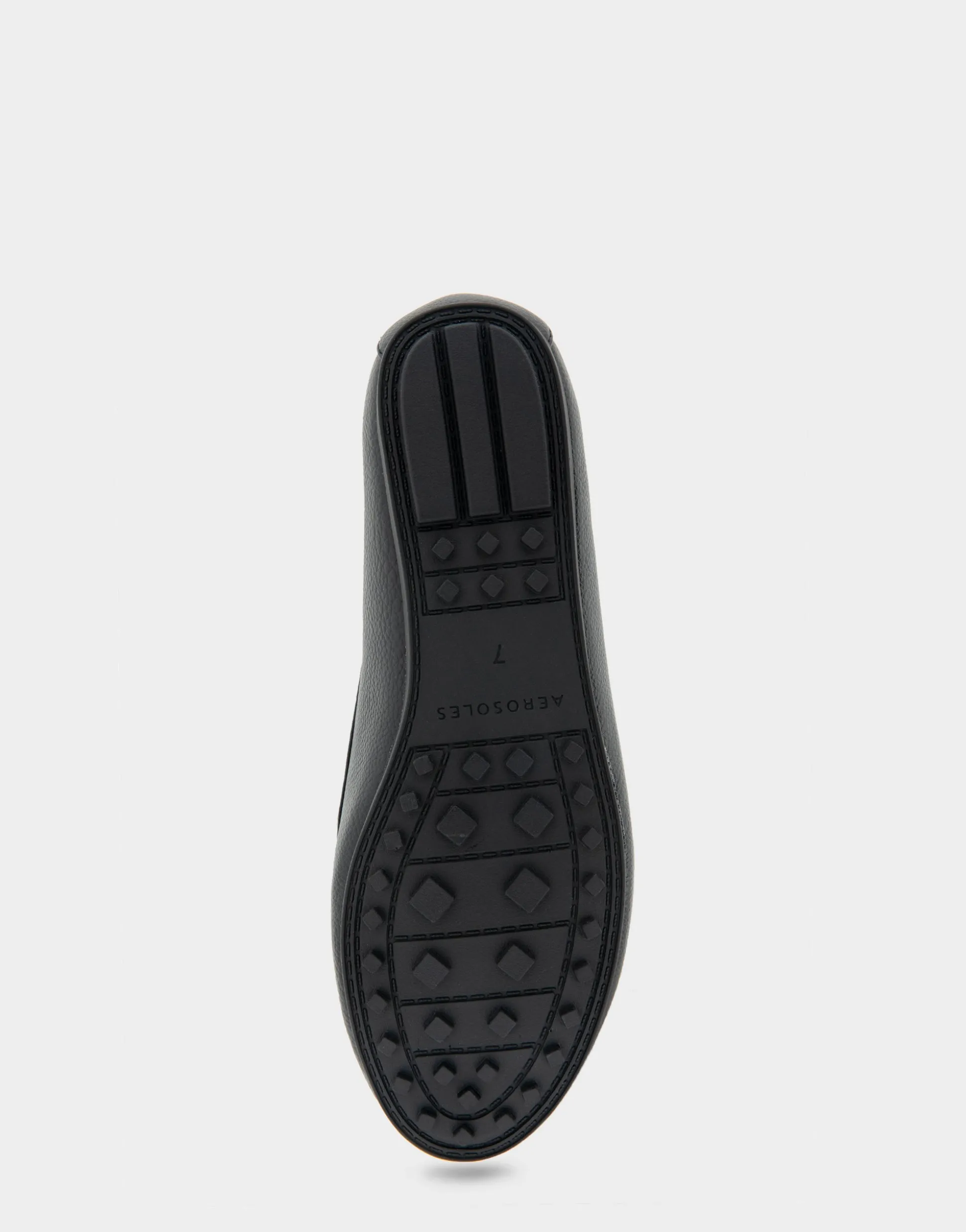 Comfortable Women's Ornamented Loafer in Black Faux Leather
