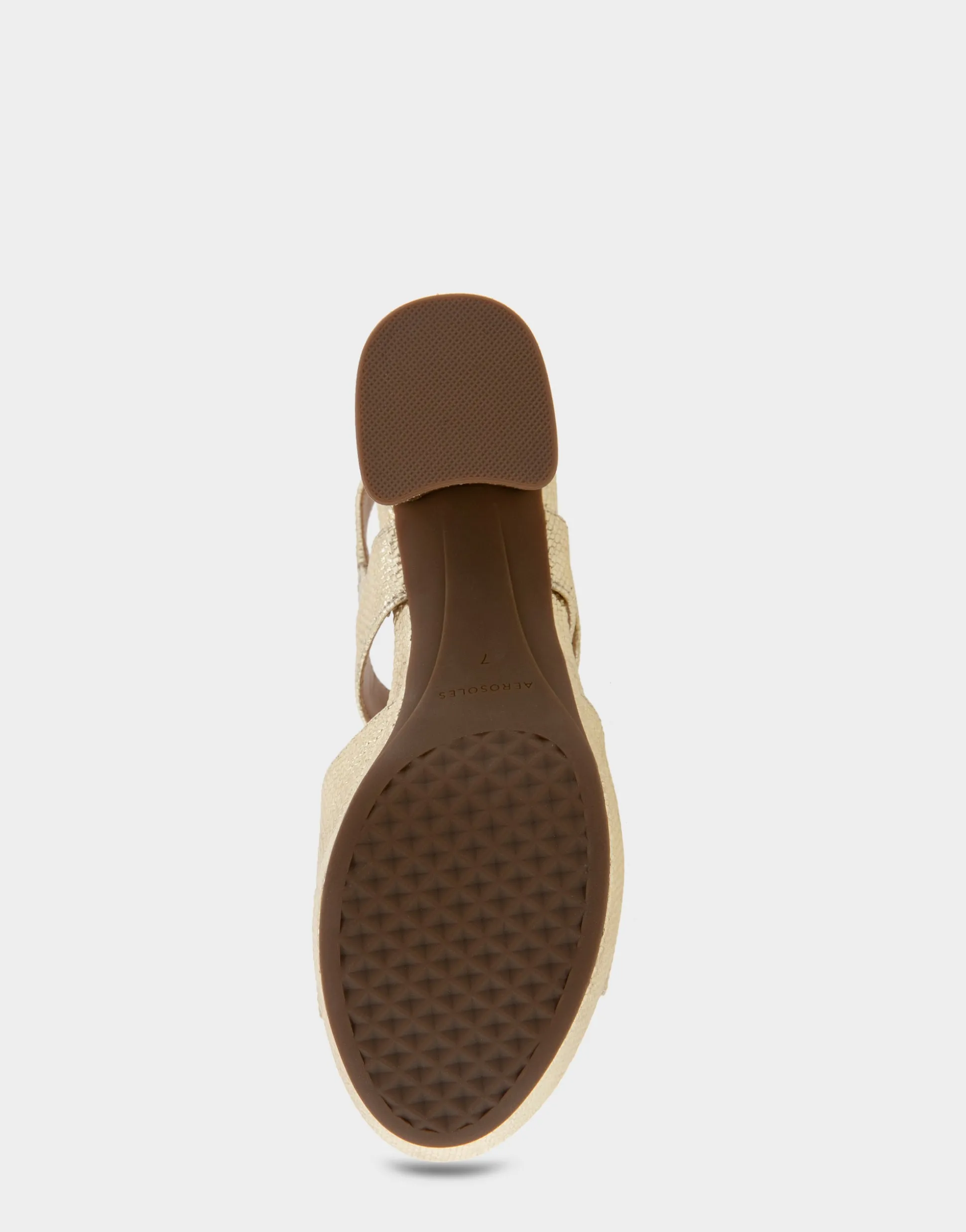 Comfortable Women's Quarter Strap Platform Sandal in Soft Gold Canvas Faux Leather Canvas Fabric
